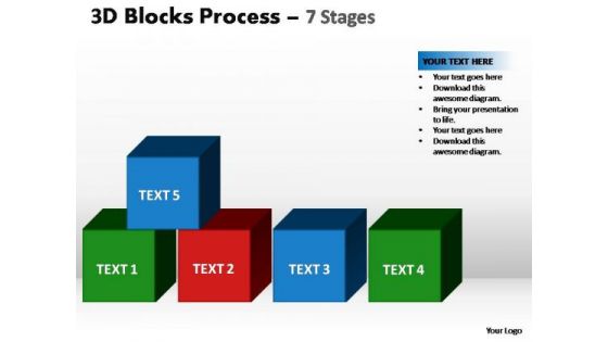PowerPoint Slidelayout Education Blocks Process Ppt Presentation