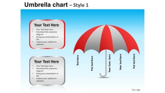 PowerPoint Slidelayout Executive Strategy Umbrella Chart Ppt Themes