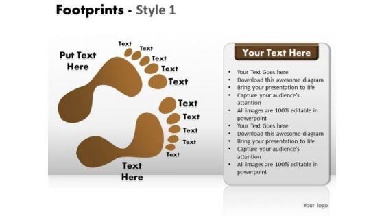 PowerPoint Slidelayout Global Footprints Ppt Slides