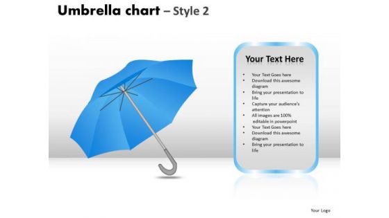 PowerPoint Slidelayout Global Umbrella Chart Ppt Designs