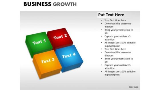 PowerPoint Slidelayout Graphic Business Growth Ppt Layout