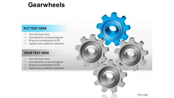 PowerPoint Slidelayout Graphic Gear Wheel Ppt Presentation