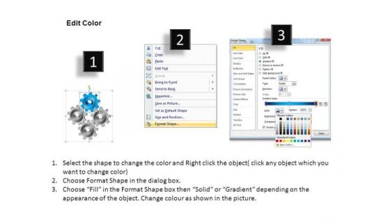 PowerPoint Slidelayout Graphic Gear Wheel Ppt Presentation