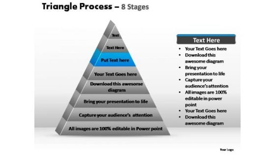 PowerPoint Slidelayout Graphic Triangle Process Ppt Design