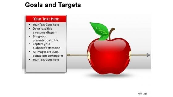 PowerPoint Slidelayout Image Goals And Targets Ppt Slidelayout