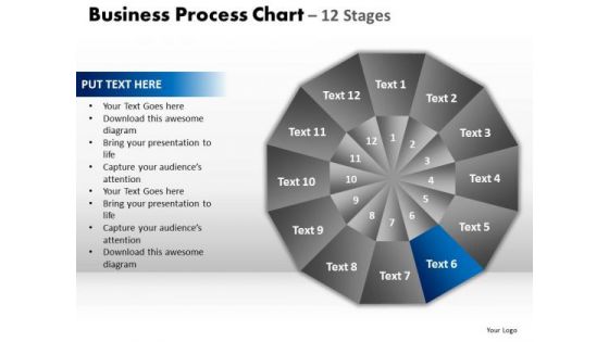 PowerPoint Slidelayout Leadership Circular Quadrant Ppt Template