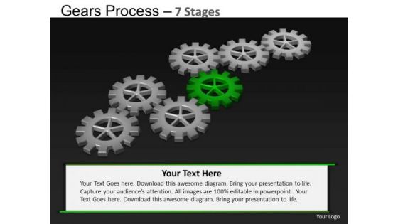 PowerPoint Slidelayout Leadership Gears Process Ppt Backgrounds