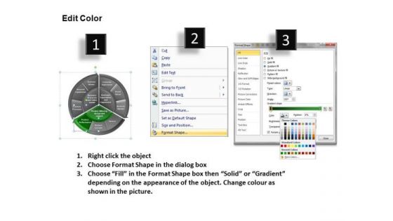 PowerPoint Slidelayout Leadership Pie Chart Ppt Slidelayout
