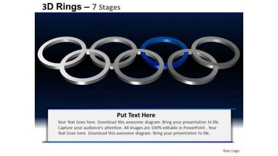 PowerPoint Slidelayout Leadership Rings Ppt Template