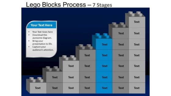 PowerPoint Slidelayout Marketing Lego Blocks Ppt Presentation