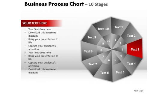 PowerPoint Slidelayout Process Circular Quadrant Ppt Backgrounds