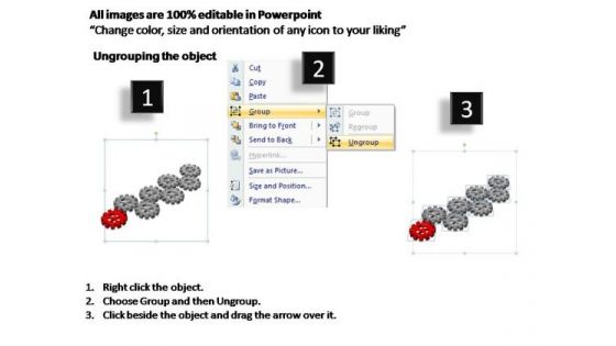 PowerPoint Slidelayout Process Gears Process Ppt Design Slides