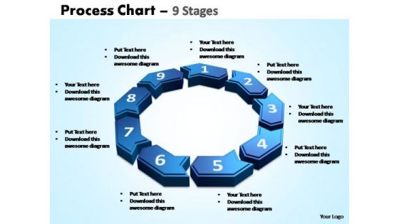 PowerPoint Slidelayout Sales Process Chart Ppt Designs