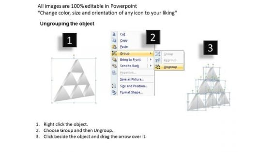 PowerPoint Slidelayout Strategy Triangles Ppt Layouts