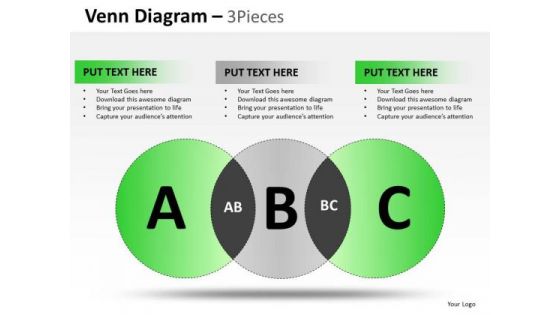 PowerPoint Slidelayout Strategy Venn Diagram Ppt Backgrounds