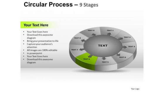 PowerPoint Slidelayout Success Circular Process Ppt Layout