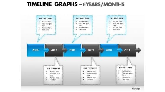 PowerPoint Slidelayout Teamwork Timeline Graphs Ppt Slides