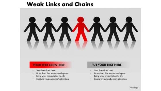PowerPoint Slidelayout Teamwork Weak Links Ppt Process PowerPoint Slidelayout Teamwork Weak Links Ppt Process
