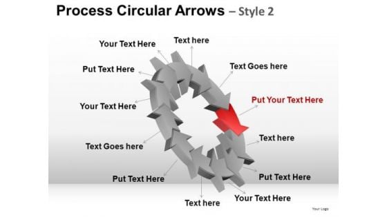 PowerPoint Slidelayoutbusiness Success Process Circular Arrows Ppt Slides