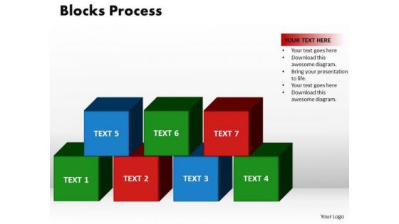 PowerPoint Slides Blocks Process Editable Ppt Theme