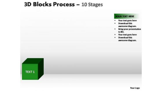 PowerPoint Slides Business Blocks Process Ppt Backgrounds