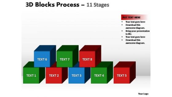 PowerPoint Slides Business Blocks Process Ppt Theme