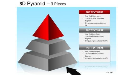 PowerPoint Slides Business Competition Pyramid Ppt Presentation