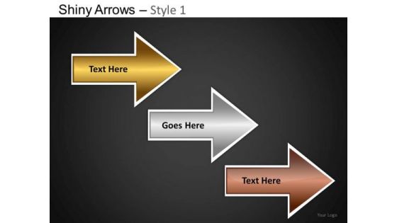 PowerPoint Slides Business Designs Shiny Arrows Ppt Theme