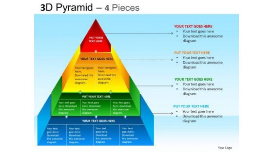 PowerPoint Slides Business Growth Pyramid Ppt Layouts