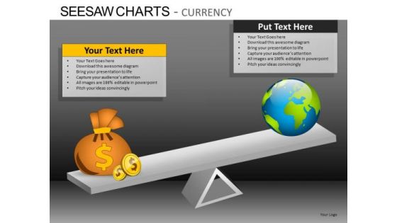 PowerPoint Slides Business Leadership Seesaw Charts Currency Ppt Process