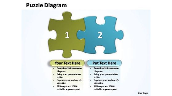 PowerPoint Slides Business Puzzle Piece Ppt Template