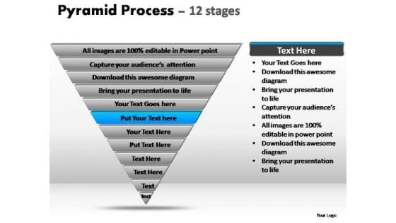 PowerPoint Slides Business Pyramid Process Ppt Template