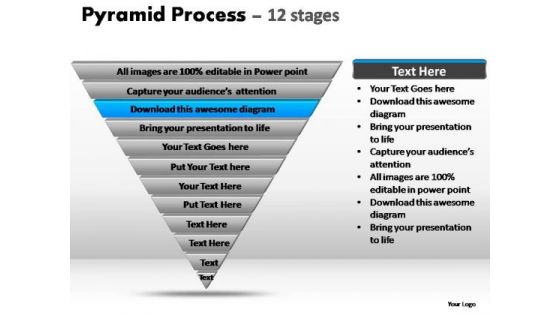 PowerPoint Slides Business Pyramid Process Ppt Theme