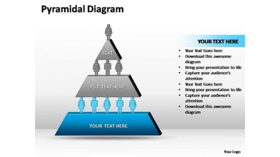 PowerPoint Slides Business Pyramidal Diagram Ppt Process