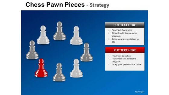 PowerPoint Slides Business Success Chess Pawn Ppt Themes