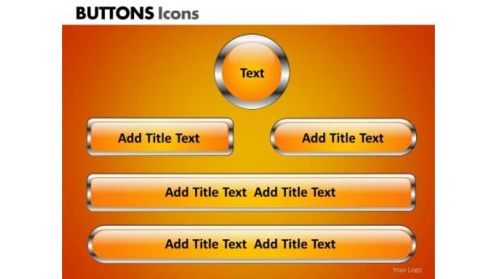 PowerPoint Slides Business Teamwork Buttons Icons Ppt Theme