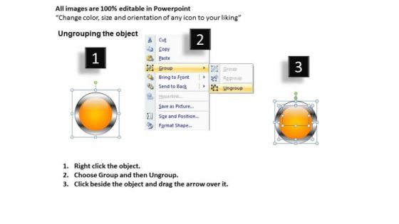 PowerPoint Slides Business Teamwork Buttons Icons Ppt Theme