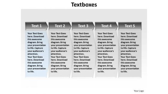 PowerPoint Slides Business Textboxes Ppt Themes