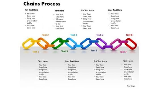 PowerPoint Slides Chains Process Company Ppt Slide Designs