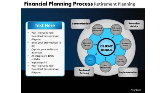 PowerPoint Slides Chart Financial Planning Ppt Template