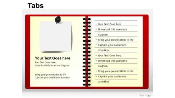 PowerPoint Slides Chart Tabs Ppt Design