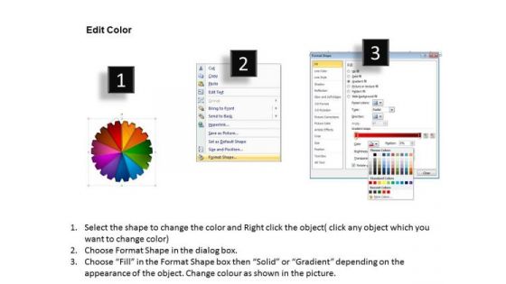 PowerPoint Slides Circular Process Gear Process Ppt Slides