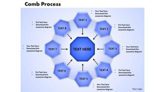 PowerPoint Slides Comb Process Business Ppt Theme