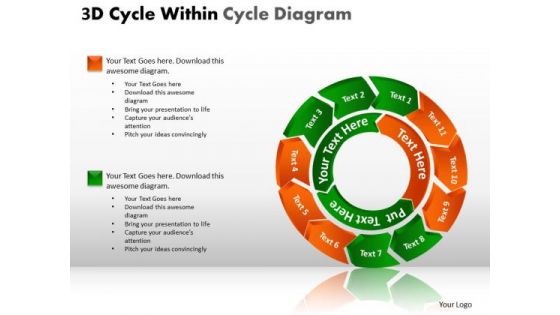 PowerPoint Slides Company Circle Chart Ppt Templates