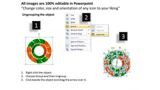 PowerPoint Slides Company Circle Chart Ppt Templates