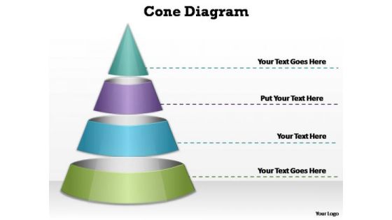 PowerPoint Slides Company Cone Diagram Ppt Design