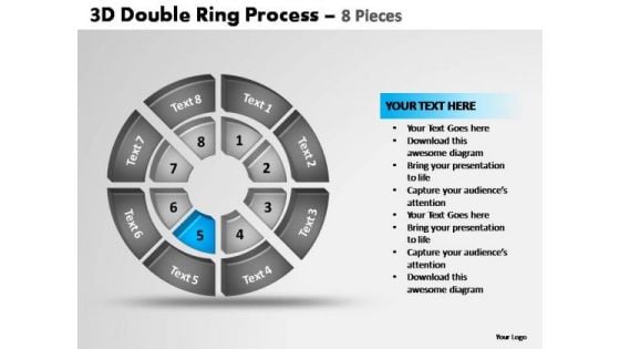 PowerPoint Slides Company Double Ring Ppt Theme