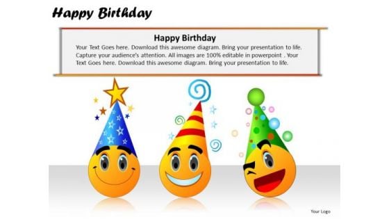 PowerPoint Slides Company Happy Birthday Ppt Templates