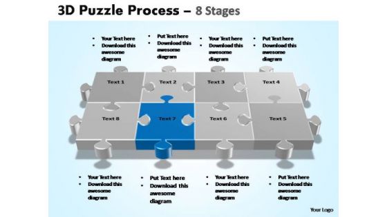 PowerPoint Slides Company Puzzle Process Ppt Presentation Designs