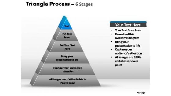 PowerPoint Slides Company Triangle Process Ppt Backgrounds